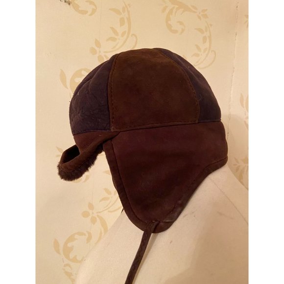 100% Shearling Multi Colored Hat Small - Picture 2 of 5
